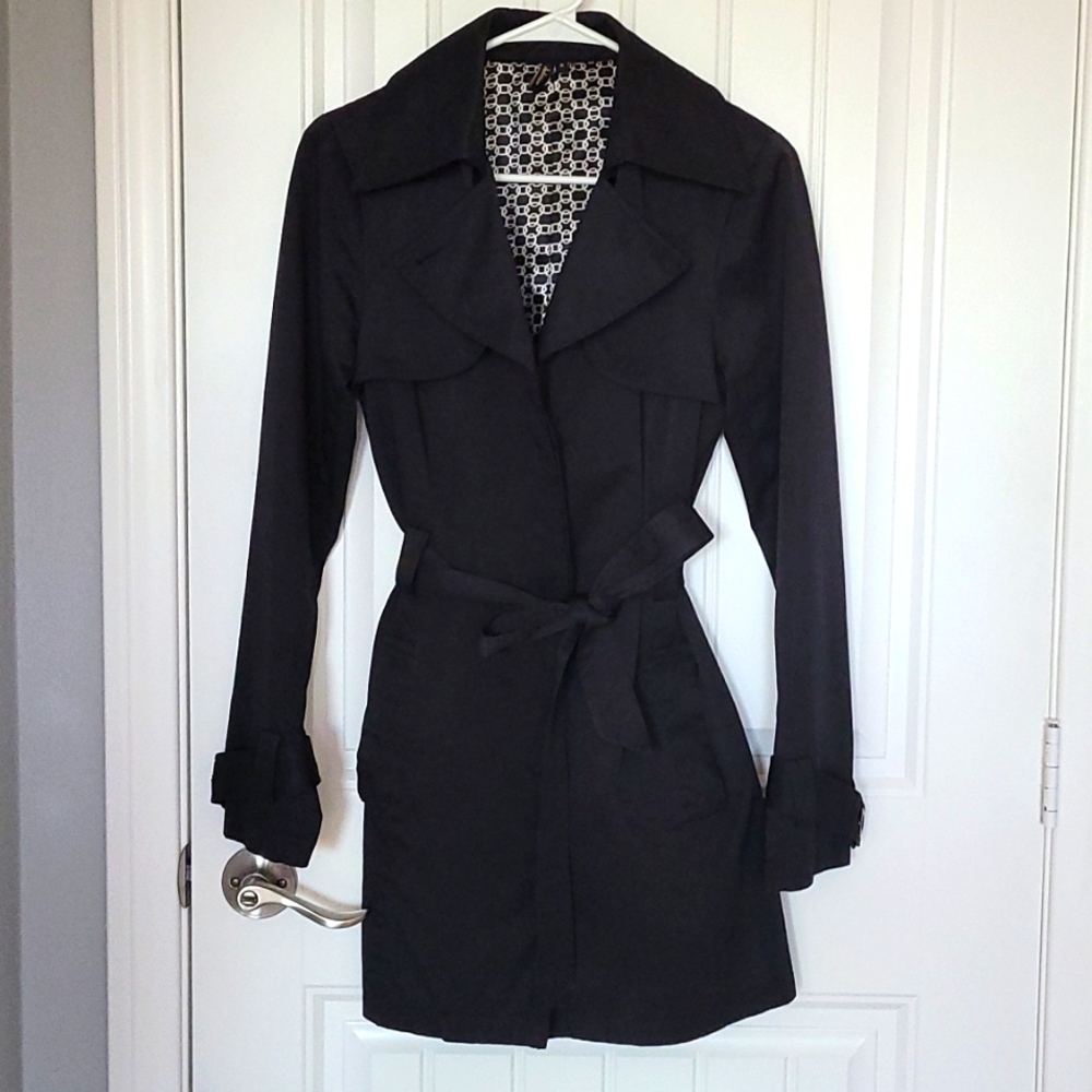 Ambition Black Trench Coat